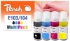 321330 - Peach Spar Pack Tintenpatronen kompatibel zu No. 103, No. 104, T00P640 Epson